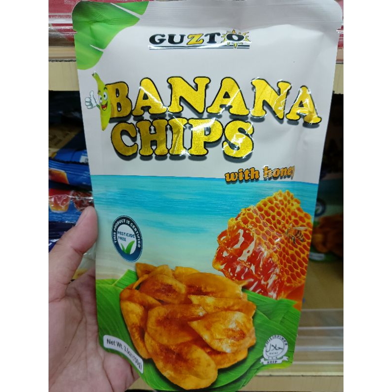 Banana chips with Honey 100 grams per pack Shopee Philippines