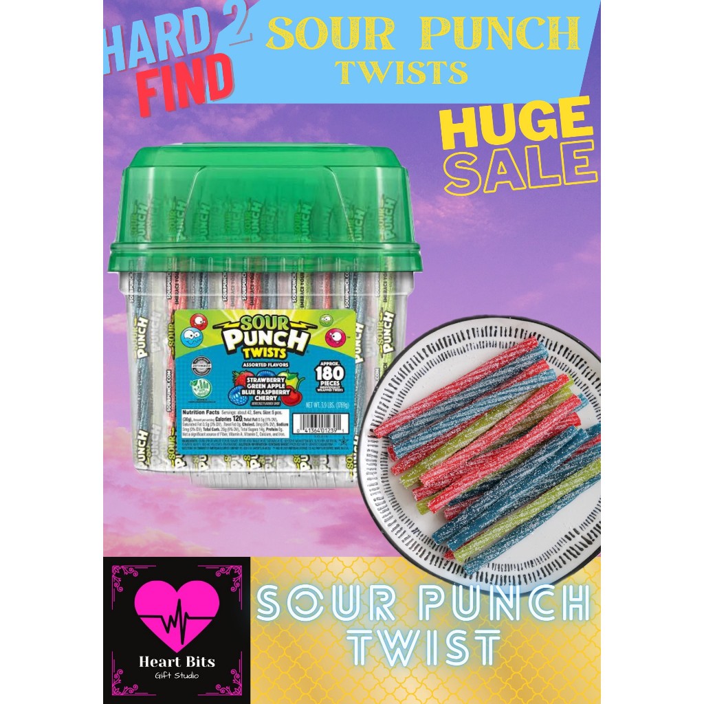 Sour Punch Twists Individually Wrapped Assorted Flavor Shopee Philippines