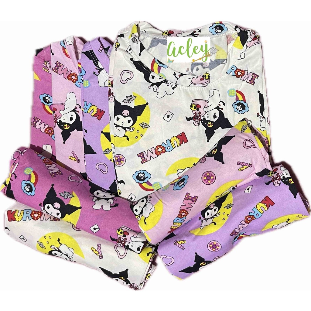 Kuromi Terno Pajama for Girls Cinna Melody Friends | Shopee Philippines