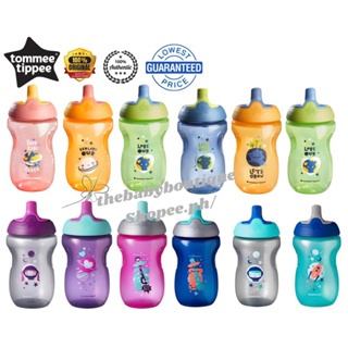 Tommee Tippee Toddler Sportee Sippy Cup, 12+ months 2pk pink/gray