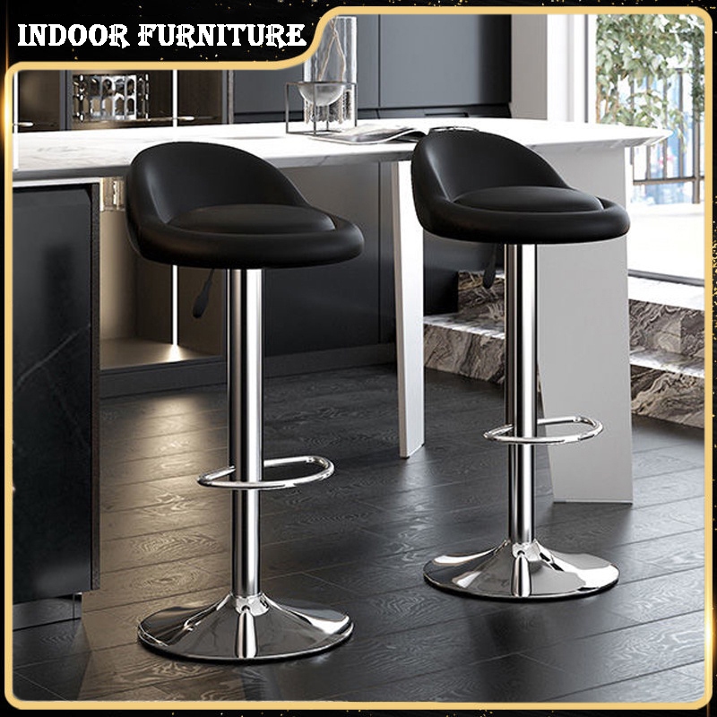 【COD】High Chair Bar Stool Bar Stool Modern Rotating Bar Stool Seat Lift