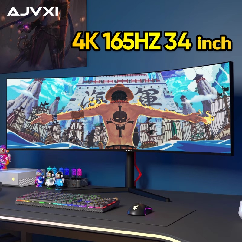 120hz 200hz 2K 4K gaming curved monitor 32 inch 144hz gaming monitor with  DP lcd monitor for gaming pc all in one pc and pc game - AliExpress