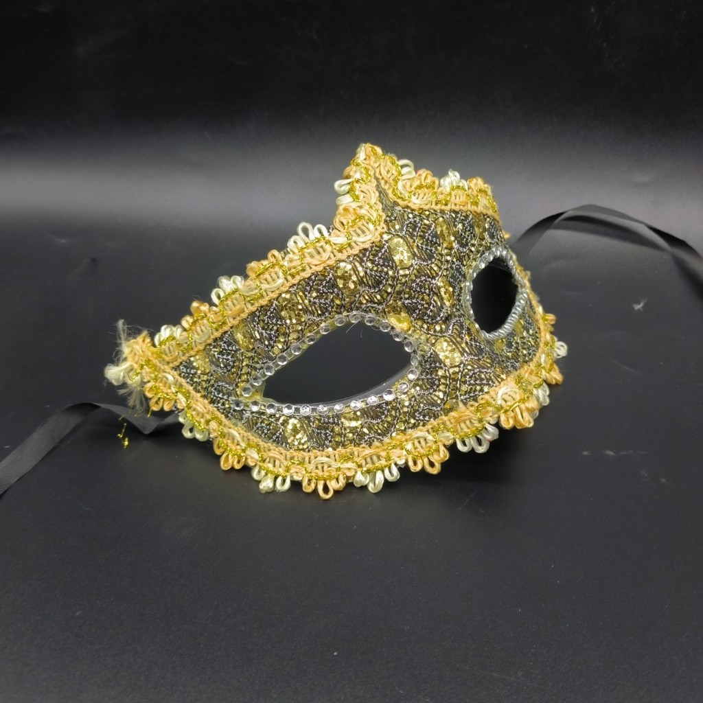 Halloween Eye Mask Masquerade Party Leather Feather Adult Mask