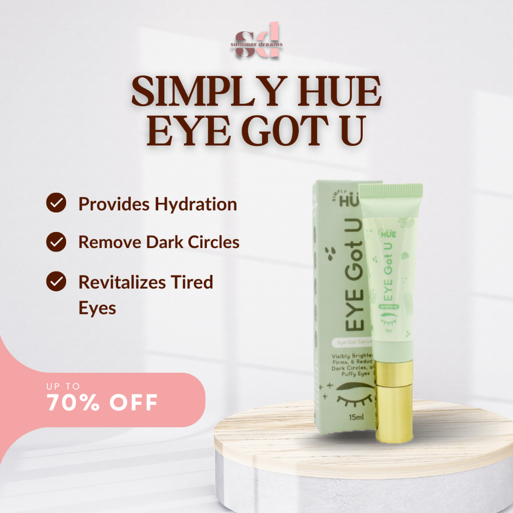 SIMPLY HUE Eye Got U Hydrating Eye Gel Serum 80ml Shopee Philippines