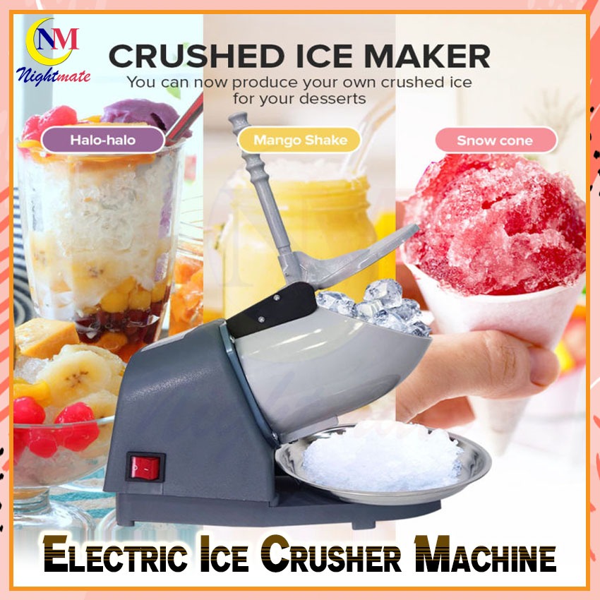 Electric Ice Smashing Heavy Duty Aluminum alloy Ice Crusher Machine