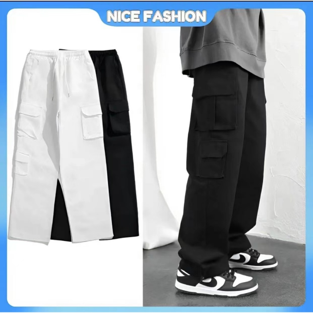 Cargo Pants 6 Pocket Cargo Pants For Men Loose Straight Fit XC-001 ...