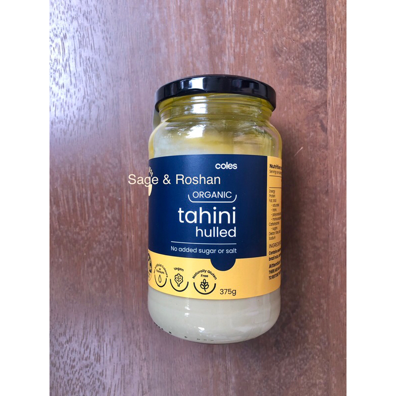 coles Organic Tahini hulled sesame 375g Shopee Philippines