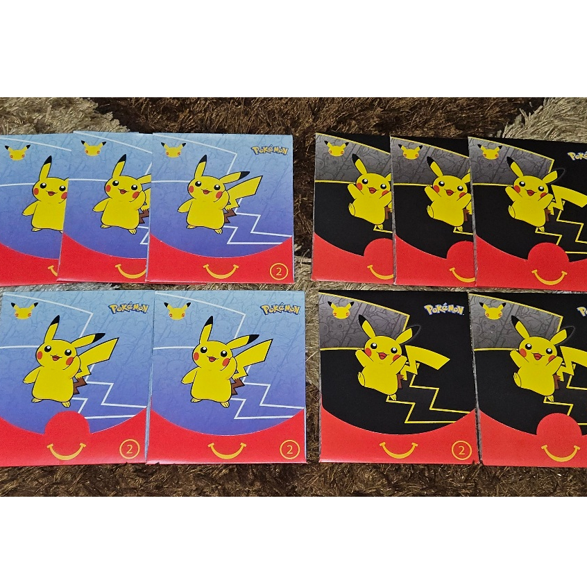 Mcdonald's Pokemon 25th Anniversary TCG Sticker Kit Happy Meal 2021