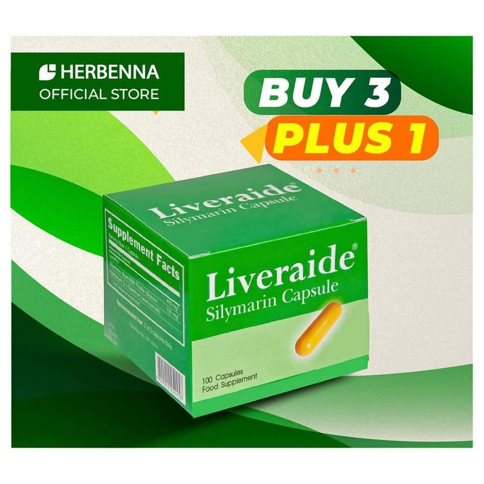 Liveraide Silymarin Capsule 30s50s100s Capsule Shopee Philippines