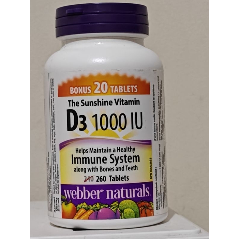 ber Naturals Vitamin D3 1000iu 25mcg tablet d bone teeth