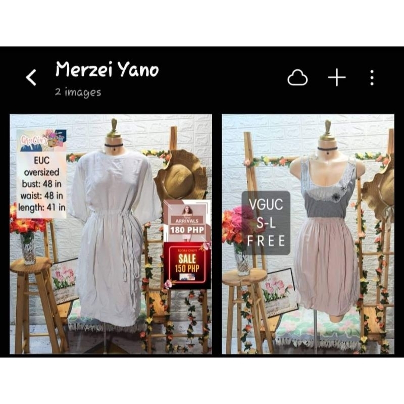 Korean dress 2pcs(ms Merzei Yano) | Shopee Philippines