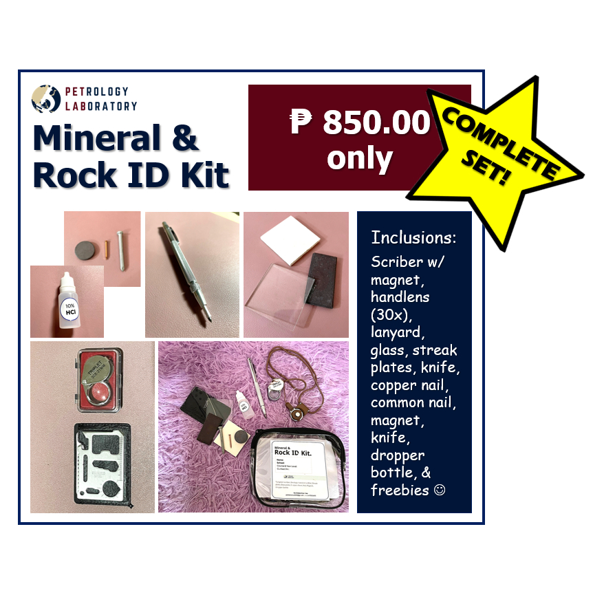 Geology Test Kit Mineral & Rock ID Kit) Shopee Philippines
