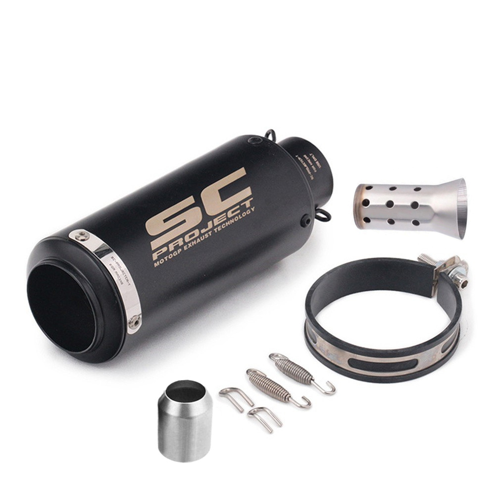 SC Universal 51mm Motorcycle Exhaust Pipe Locomotives Professional ...