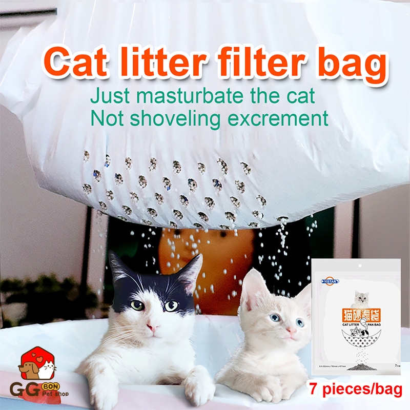 Cat Litter Bags Sifting Litter Box Liner Quick Clean for Cat Poop Bags