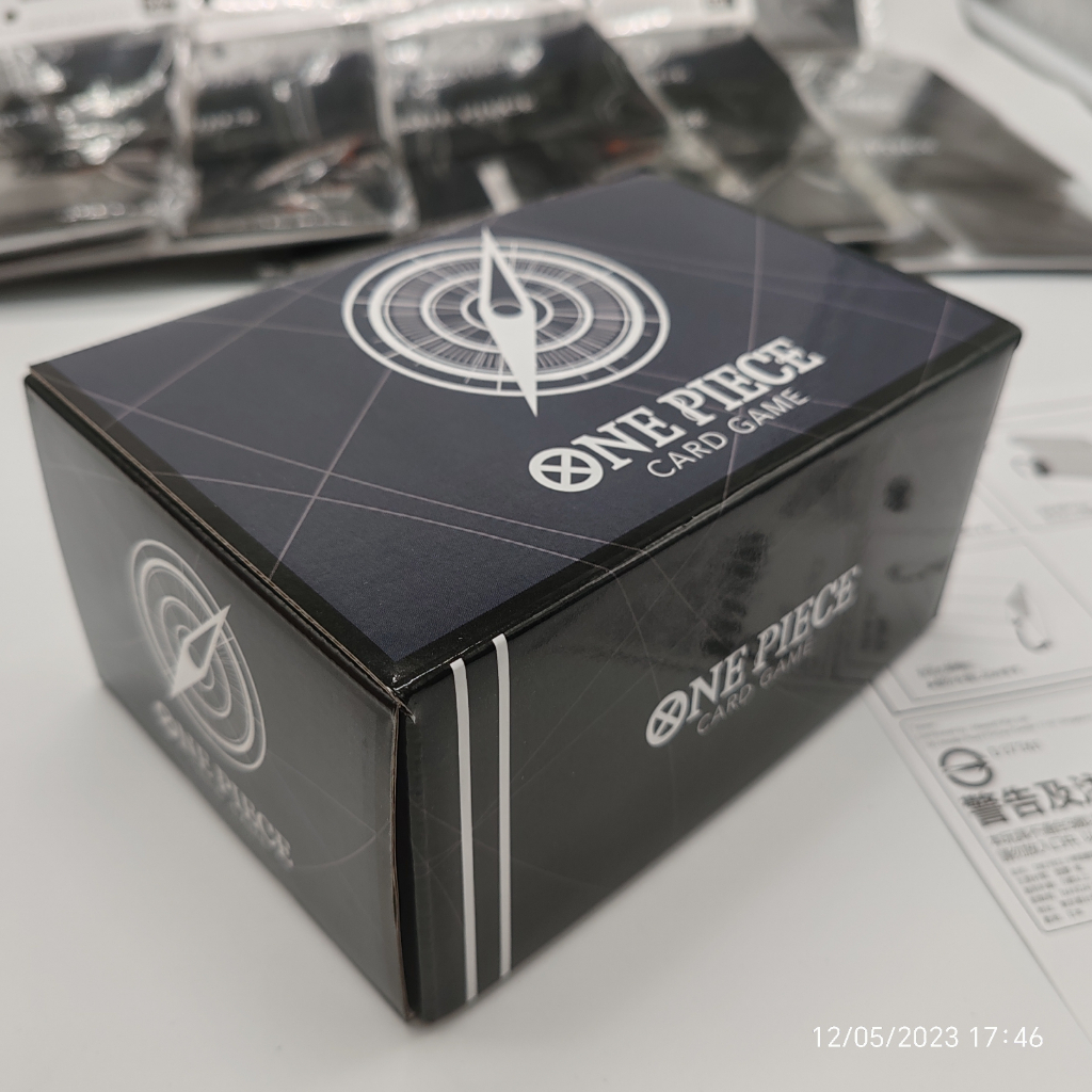 One Piece Card Game Official Storage Box (Standard Black) Shopee