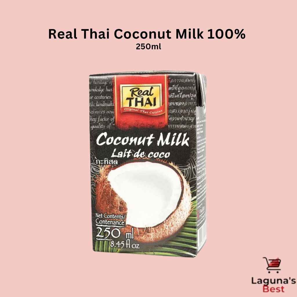 Real Thai Coconut Milk Original 100 Coconut Milk 250ml Shopee