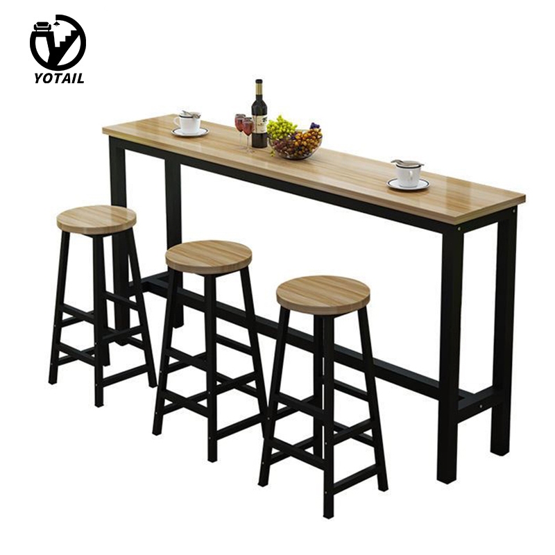 YOTAIL 120cm Simple bar table against wall bar table narrow table long