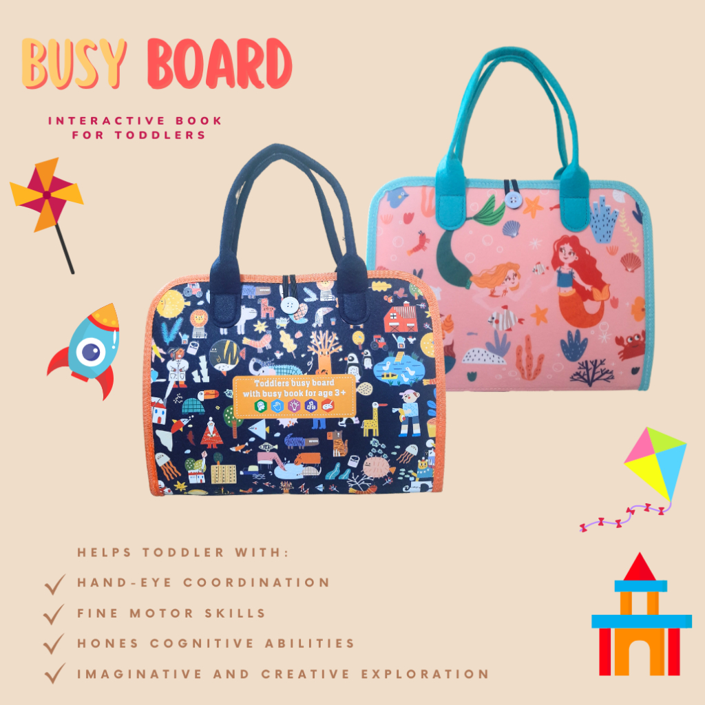 in Children's Busy Board Montessori Toys Learning Board