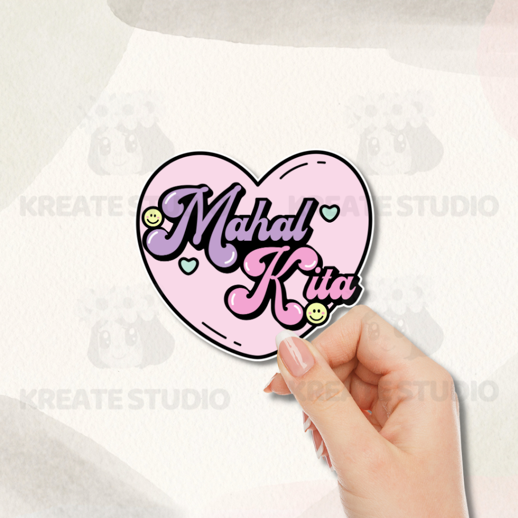MAHAL KITA | Laminated Waterproof Sticker for Tumblers and more ...