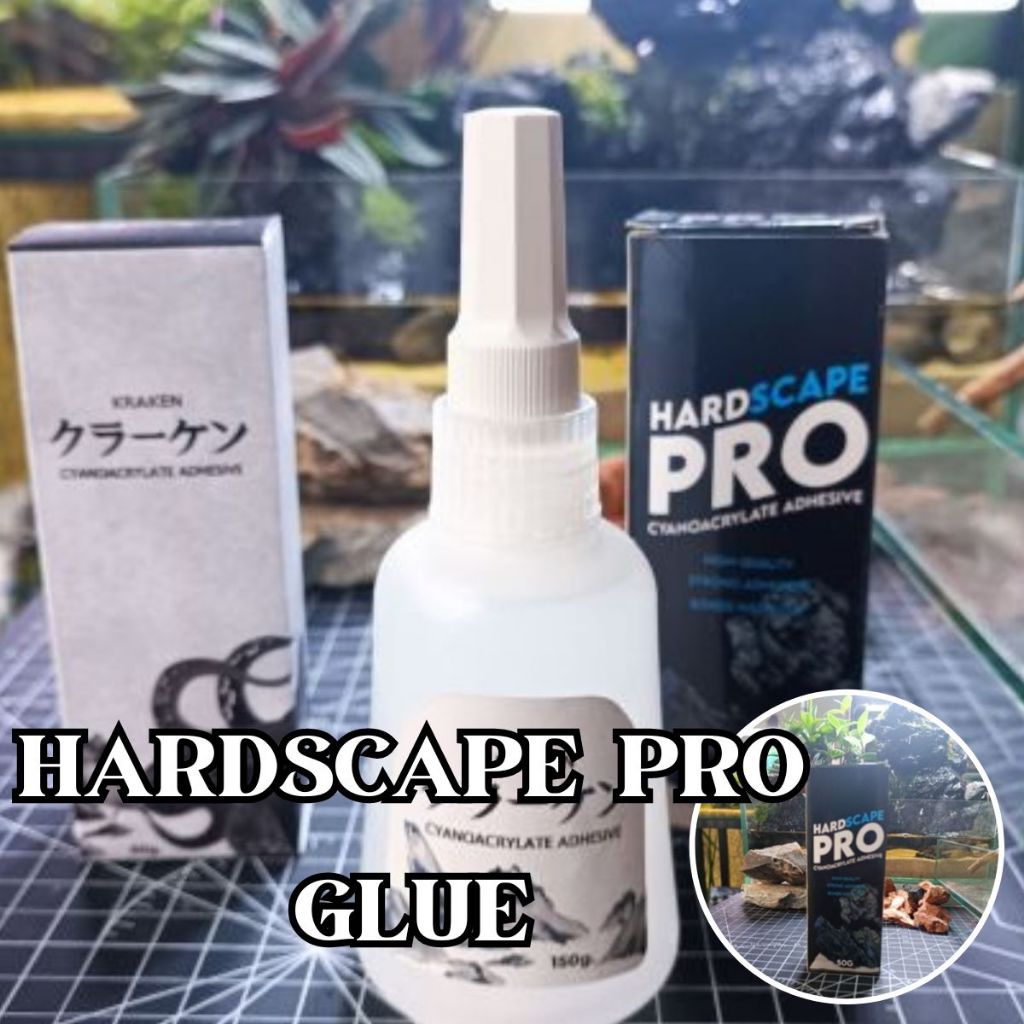 Aquascaping glue for aquarium hardscape/aquascape and plants [HARDSCAPE