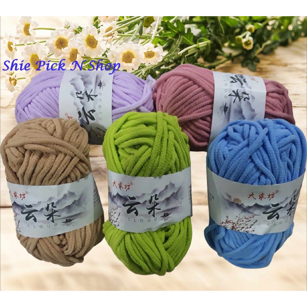 Mini Chunky 50g and 70g Acrylic Yarn Chunky Yarn Crochet | Shopee ...