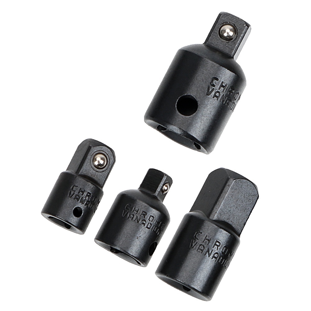 4pcs Socket Adapters 1/4 3/8 1/2 Drive adapter Socket converter square ...