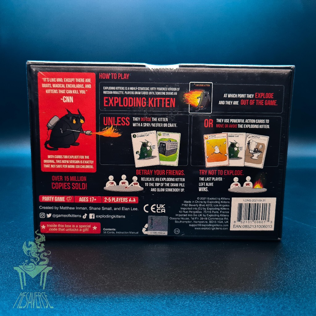 [Original] Exploding Kittens NSFW | Shopee Philippines