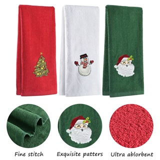 Christmas Hand Towels for Bathroom Kitchen Towel Decorative Set