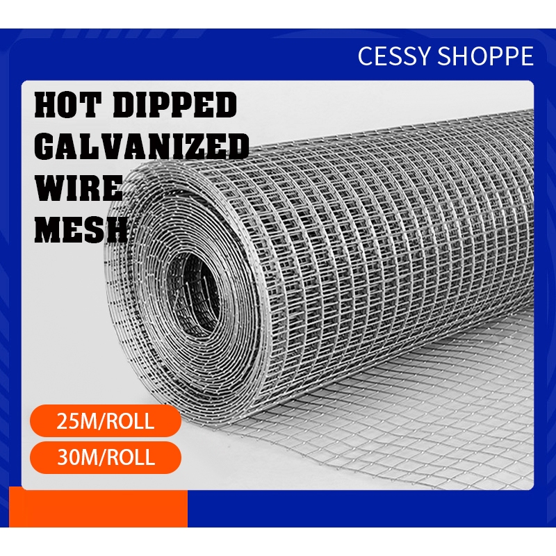 Welded Wire Mesh Hot Dipped Galvanized Thick Chicken Wire Pambakod sa Farm  and Animal Cage