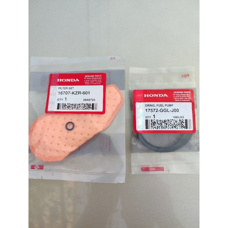 HONDA Genuine Parts Fuel Filter and O' Ring Fuel Pump Set Click 125