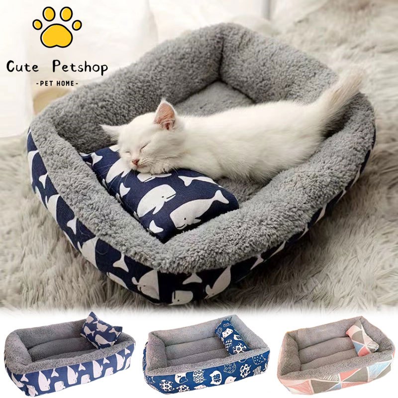 Dog Bed Mat Cat Bed Dog Bed Washble Sleeping Warm Soft Pet Mat Cat Mat ...