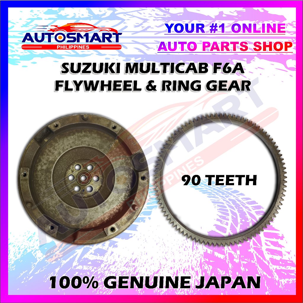 Suzuki Carry Multicab F6A Flywheel & Ring Gear 100 Genuine Original