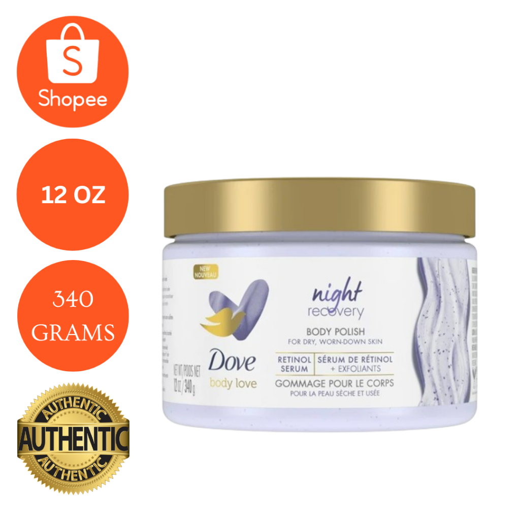 DOVE BODY POLISH SCRUBS AND EXFOLIANTS IMPORTED FROM USA | Shopee ...