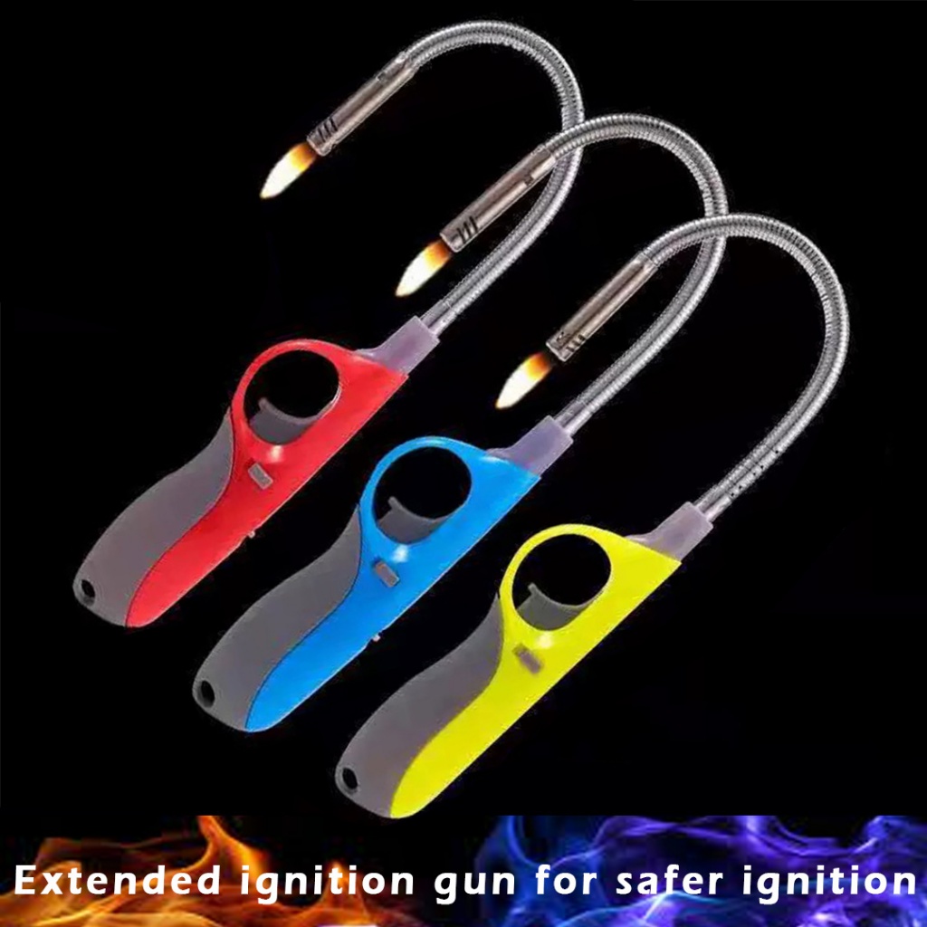 Kitchen lighter A bendable lighter Refillable LongReach Barrel Gas