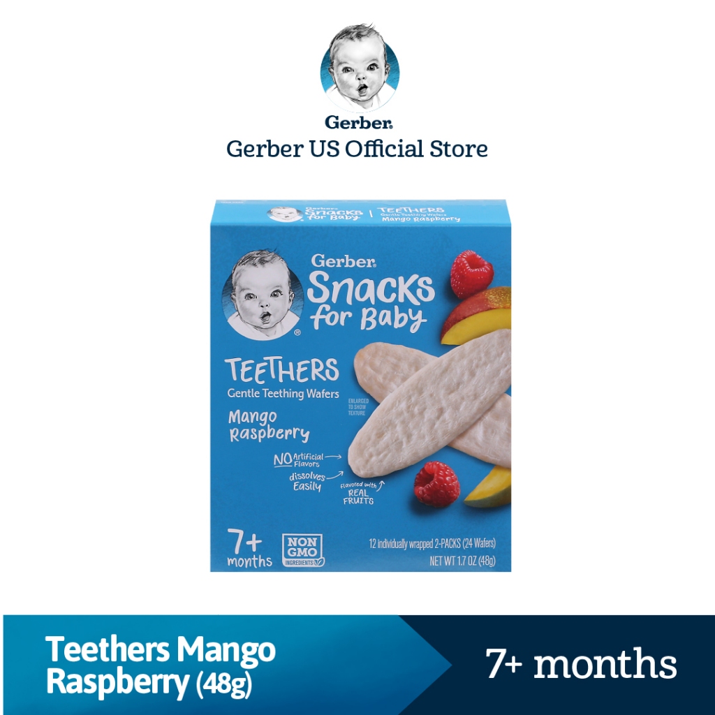 Gerber Teethers Mango Raspberry 48g Shopee Philippines