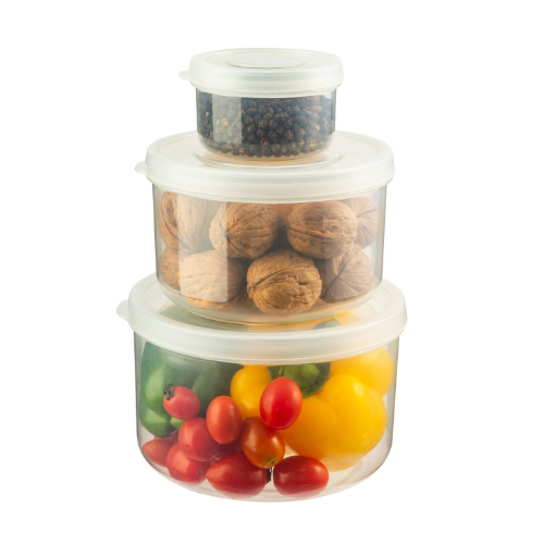 Inochi Hokkaido Round Food Container Pack3 (750ml | 1500ml| 2500ml ...