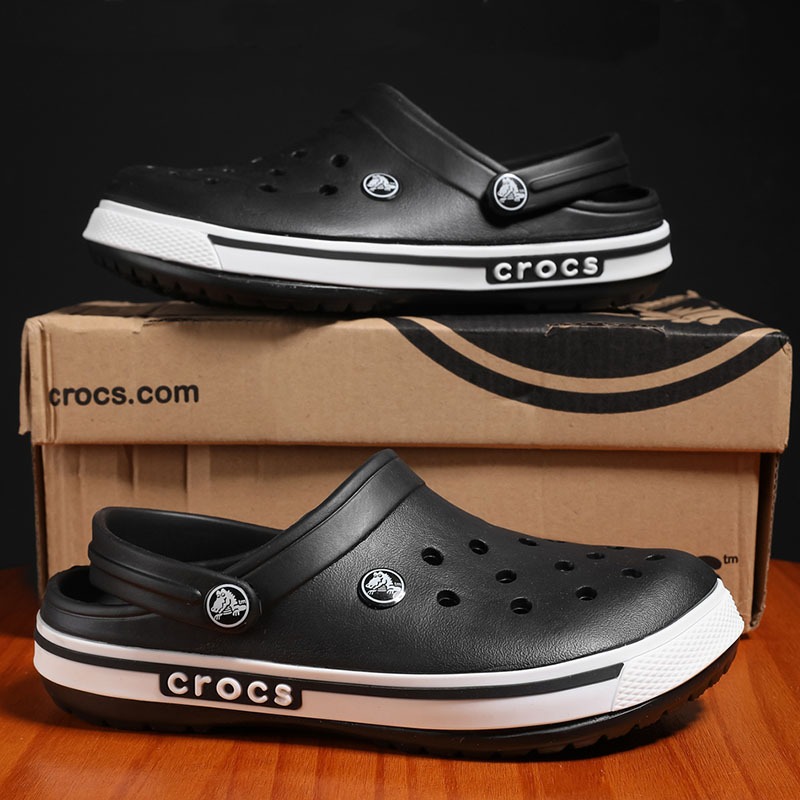 Crocs for men orginal clogs non-slip flat slippers men outdoor sports ...