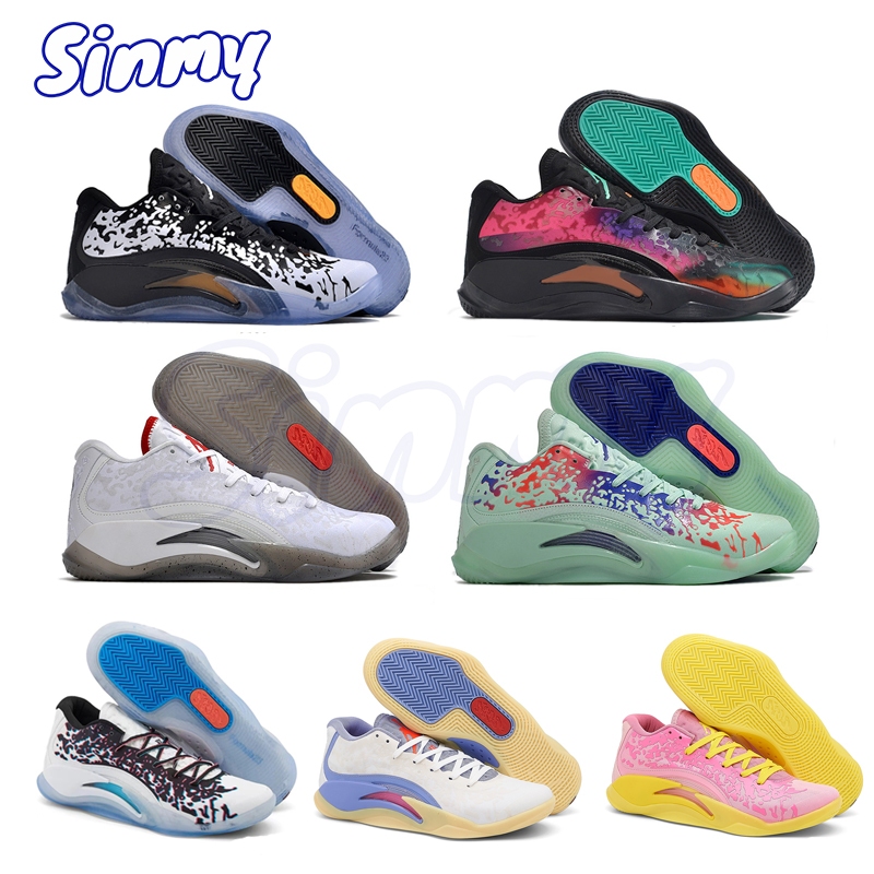 Spike Zion 3 Shock Absorption Low Cut Basketball Shoes For Men With Box