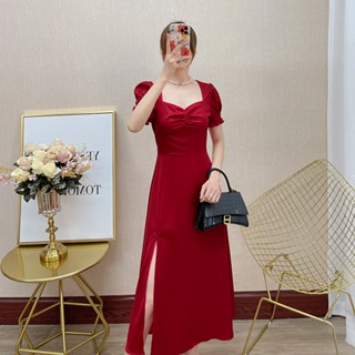 Red 2024 dress shopee