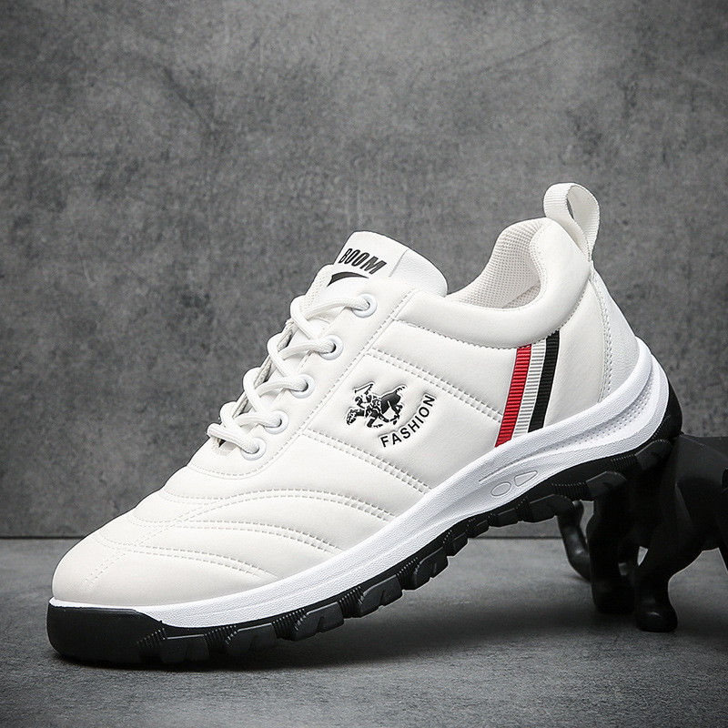 Men's All-Season PU Leather Sneakers: Non-Slip, Flexible, Breathable – Perfect for Sports, Boxing & Casual Wear main image 0