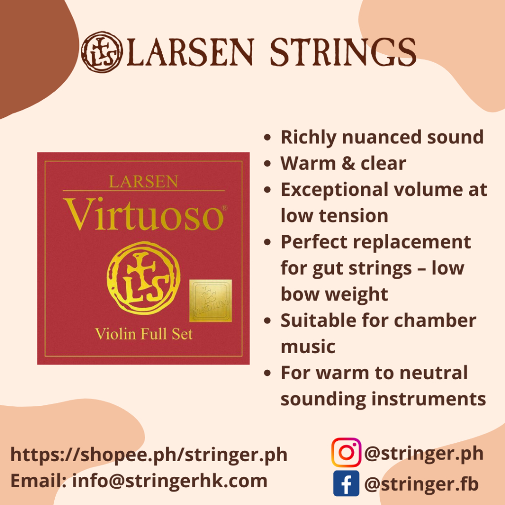 Larsen Strings Violin Virtuoso Set Shopee Philippines