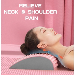 Back Stretcher Pillow Neck Lumbar Support Massager for Neck Waist