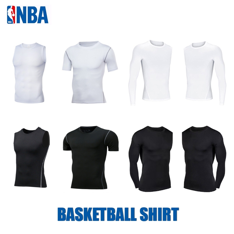 NBA Men's Compression Shirt for Basketball Compression Long Sleeve ...