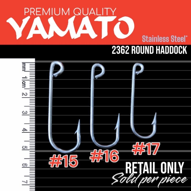 Yamato Stainless Steel Round Haddock Hook / 2362 Shopee Philippines