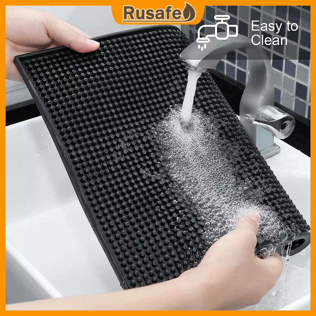 Pvc Mats Square Coasters Kitchen Drain Mats Bar Mat Bar Coasters Anti ...