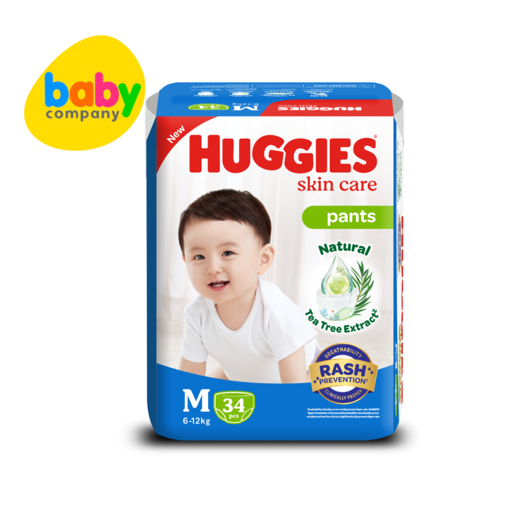 Huggies Dry Pants Skin Care Diaper Medium, 34 pcs Shopee Philippines