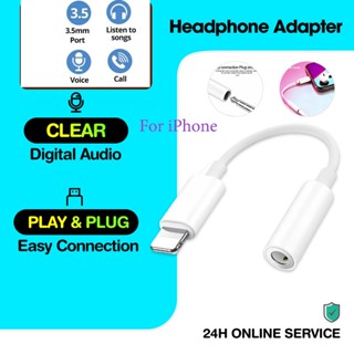 Lightning to 3.5 mm Headphone Jack Adapter for iPhone Lightning Jack  Adapter Connector to 3.5mm AUX Audio (for iPhone 7/8/X/or Latest Version)