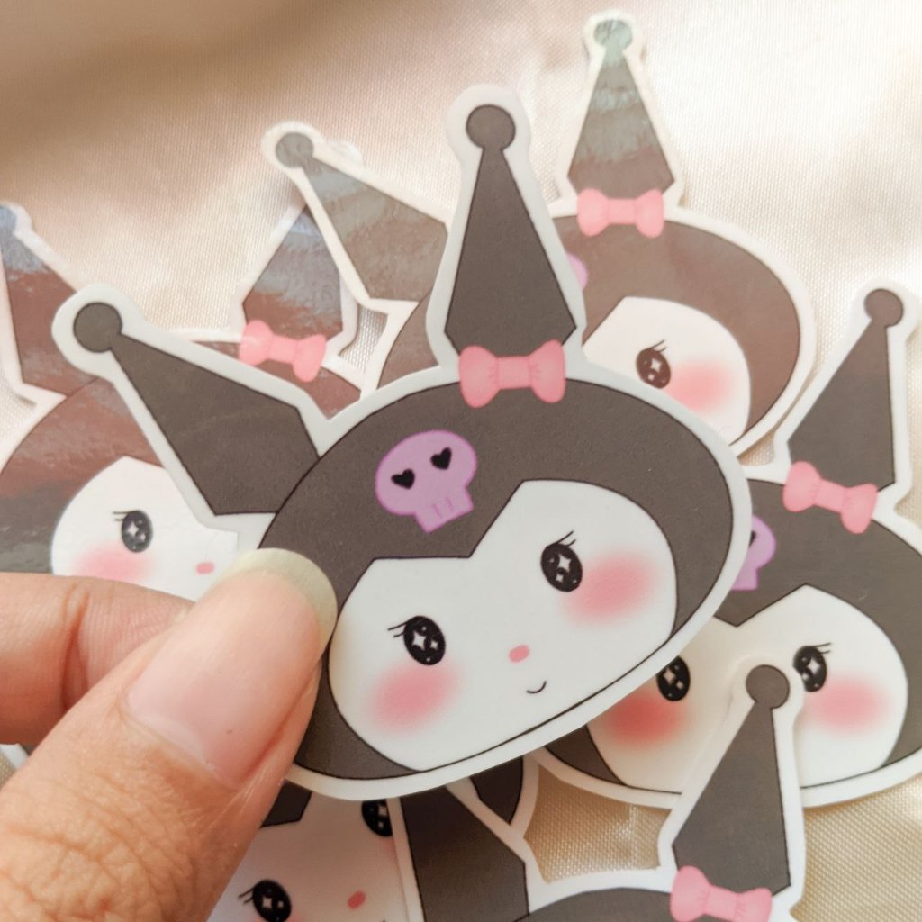 [lunariacreates] Sanrio Series - Kuromi Vinyl Die Cut Cute Aesthetic ...