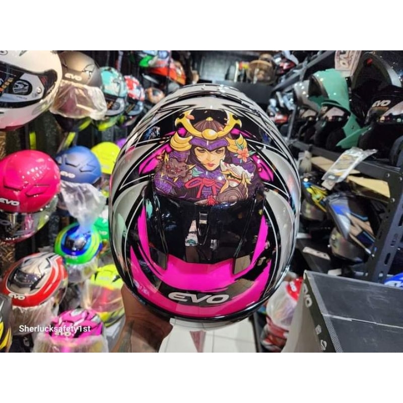 EVO RX5 Katana Half Face Dual VIsor Helmet | Shopee Philippines