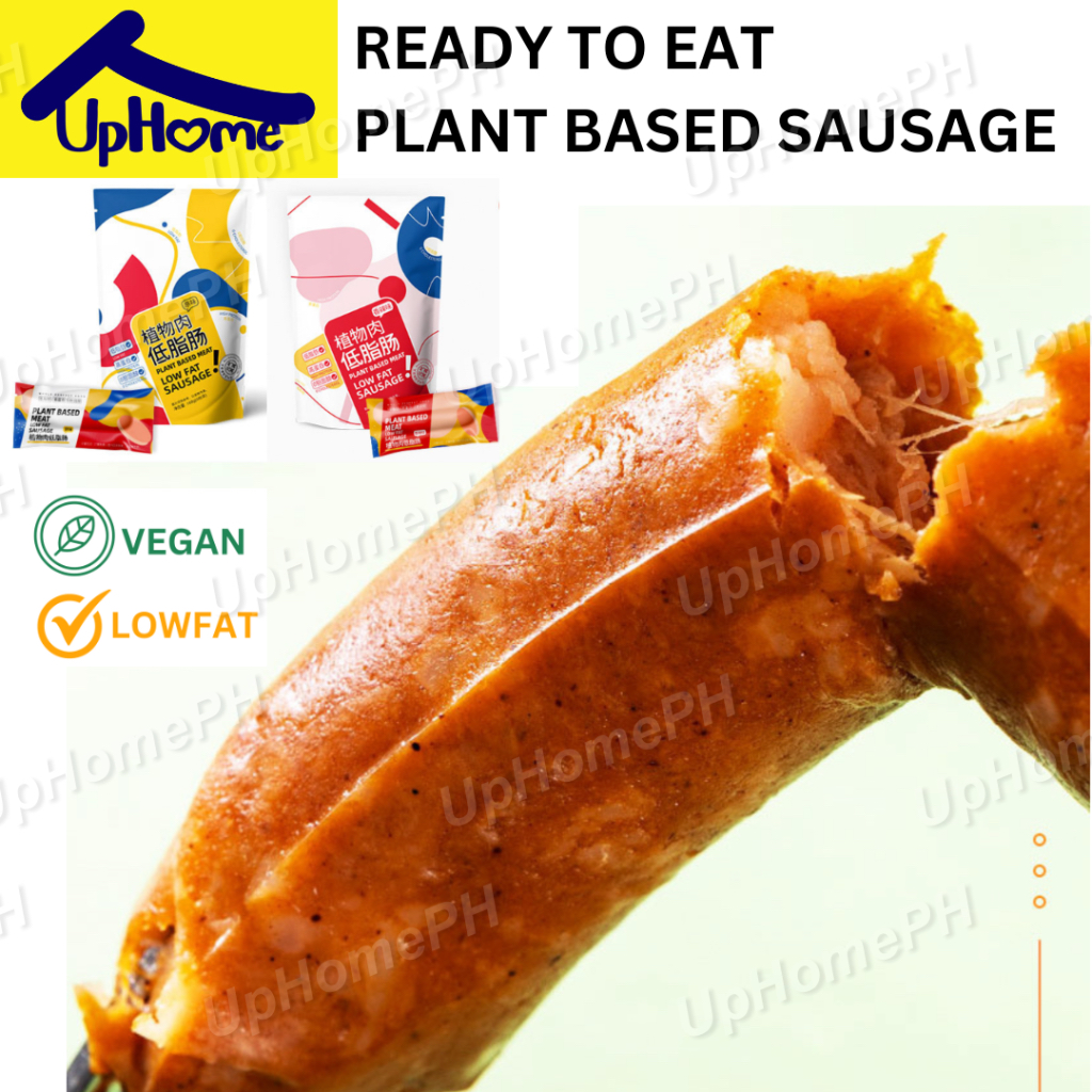 Low Fat Sausage Plant based Meat Free Vegan Vegetarian Sausage Veggie